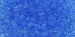 TOHO Hexagon 11/0 : Transparent Blue Aquamarine