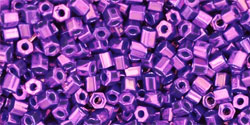 TOHO Hex 11/0 Tube 2.5" : Higher-Metallic Grape