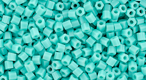 TOHO Hexagon 11/0 Tube 2.5" : Opaque Turquoise