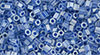 TOHO Hexagon 11/0 Tube 2.5" : Ceylon Denim Blue