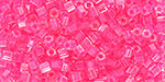 TOHO Hexagon 11/0 : Luminous Neon Pink