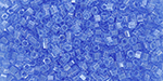 TOHO Hexagon 15/0 : Transparent Lt Sapphire Luster