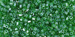 TOHO Hexagon 15/0 : Transparent-Lustered Peridot