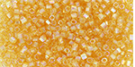 TOHO Hexagon 15/0 : Transparent-Rainbow Lt Topaz
