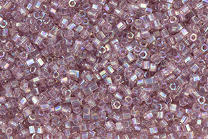 TOHO Hexagon 15/0 : Transparent Lt Amethyst Rainbow