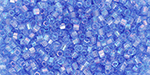 TOHO Hexagon 15/0 : Transparent-Rainbow Lt Sapphire