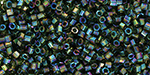 TOHO Hexagon 15/0 : Transparent-Rainbow Olivine
