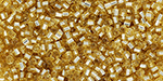 TOHO Hexagon 15/0 : Silver-Lined Lt Topaz