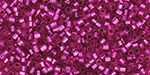 TOHO Hexagon 15/0 : Silver-Lined Milky Fuchsia