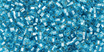 TOHO Hexagon 15/0 : Silver-Lined Aquamarine