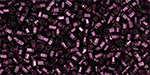 TOHO Hexagon 15/0 : Transparent Silver-Lined Amethyst