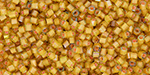 TOHO Hexagon 15/0 : Inside-Color Jonquil/Apricot-Lined