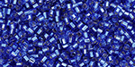 TOHO Hexagon 15/0 : Silver-Lined Sapphire