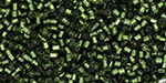TOHO Hexagon 15/0 Tube 2.5" : Silver-Lined Olivine
