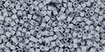 TOHO Hexagon 15/0 : Opaque Gray