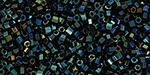 TOHO Hexagon 15/0 : Metallic Iris - Green/Brown
