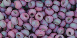 TOHO Magatama 3mm : Opaque-Rainbow-Frosted Blackberry