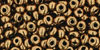 TOHO Magatama 3mm Tube 2.5" : Bronze