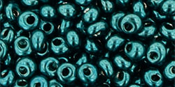 TOHO Magatama 3mm : Higher-Metallic Teal Hematite