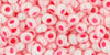 TOHO Magatama 3mm Tube 2.5" : Opaque-Pastel Peach Blossom