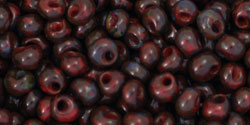 TOHO Magatama 3mm : HYBRID Pepper Red - Picasso