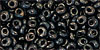 TOHO Magatama 3mm Tube 2.5" : HYBRID Antiqued Metallic Black