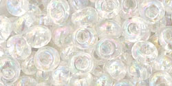 TOHO Magatmas 4mm Tube 2.5" : Transparent-Rainbow Crystal