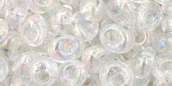 TOHO Magatama 5mm : Transparent-Rainbow Crystal