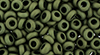 TOHO - Demi Round 6/0 4mm : Matte-Color Dk Olive