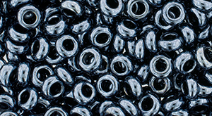 TOHO Demi Round 6/0 4mm : Metallic Hematite