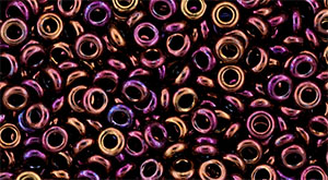 TOHO Demi Round 8/0 3mm Tube 2.5" : Higher-Metallic Amethyst