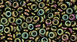 TOHO Demi Round 8/0 3mm : Higher-Metallic Iris - Olivine