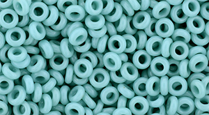 TOHO Demi Round 8/0 3mm Tube 2.5" : Opaque Turquoise