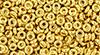 TOHO Demi Round 8/0 3mm : Metallic 24K Gold Plated