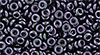 TOHO Demi Round 8/0 3mm Tube 2.5" : Metallic Amethyst Gun Metal