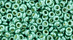 TOHO Demi Round 8/0 3mm Tube 2.5" : PermaFinish - Galvanized Green Tea