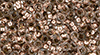 TOHO Demi Round 8/0 3mm : PermaFinish - Copper-Lined Crystal