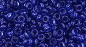 TOHO Demi Round 8/0 3mm Tube 2.5" : HYBRID ColorTrends: Transparent - Lapis Blue