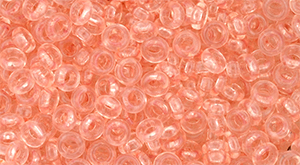 TOHO Demi Round 8/0 3mm : HYBRID ColorTrends: Transparent - Rose Quartz