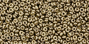 TOHO Demi Round 11/0 2.2mm : Gold-Lustered Montana Blue