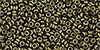 TOHO Demi Round 11/0 2.2mm Tube 2.5" : Bronze Antique Gold