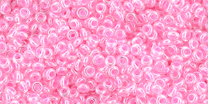 TOHO Demi Round 11/0 2.2mm : Inside-Color Crystal/Cotton Candy-Lined