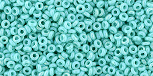 TOHO Demi Round 11/0 2.2mm Tube 2.5" : Opaque-Rainbow Turquoise