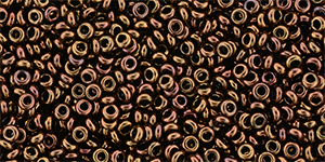 TOHO Demi Round 11/0 2.2mm : Higher-Metallic Cinnamon Bronze