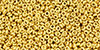 TOHO Demi Round 11/0 2.2mm : Metallic 24K Gold Plated