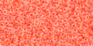 TOHO Demi Round 11/0 2.2mm : Luminous Neon Salmon