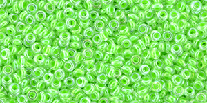 TOHO Demi Round 11/0 2.2mm : Luminous Neon Green