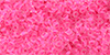 TOHO Demi Round 11/0 2.2mm : Inside-Color Matte Crystal/Neon Pink-Lined