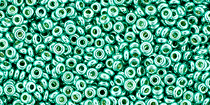 TOHO Demi Round 11/0 2.2mm : PermaFinish - Galvanized Green Tea