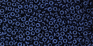 TOHO Demi Round 11/0 2.2mm : HYBRID Metallic Suede - Blue